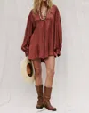 Jen's Pirate Booty Moroccan Mini Ress In Carnelian In Red