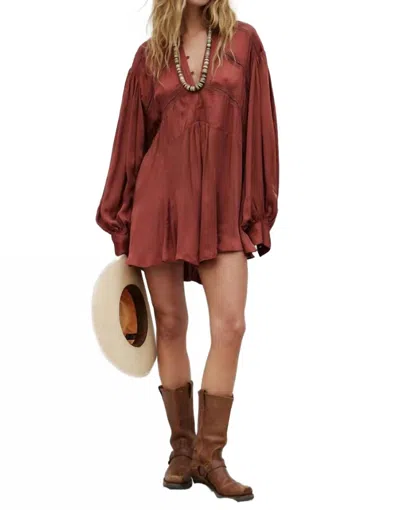 Jen's Pirate Booty Moroccan Mini Ress In Carnelian In Red