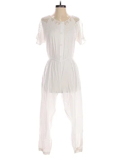 Pre-owned Jen's Pirate Booty Romper In White