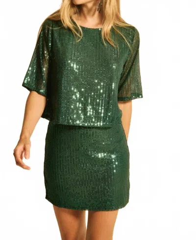 Jen's Pirate Booty Silver Screen Tee In Emerald City In Green