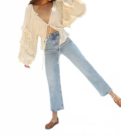 Jen's Pirate Booty Women's Dancehall Top In Golden Hour In Nude