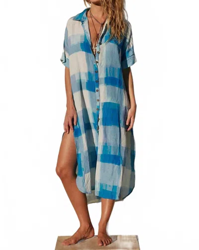 JEN'S PIRATE BOOTY WOMEN'S OCEAN FRONT DRESS IN FRENCH BLUE