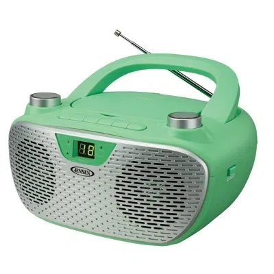 Jensen Portable Decorative Radio In Green