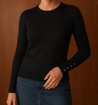 J'envie/eli Celestine Shimmery Tunic In Black In Multi