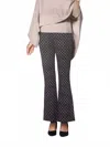 J'envie/eli Lorient Flared Pant In Black/putty In Black