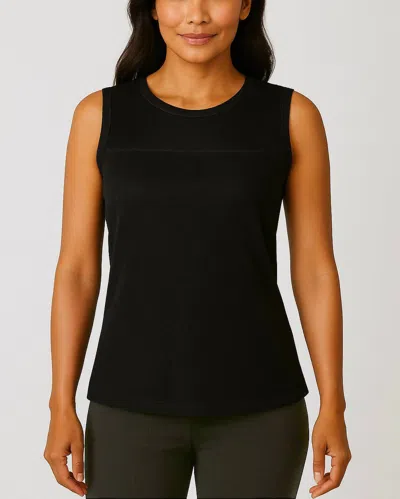 J'envie/eli Marden Shell Top In Black