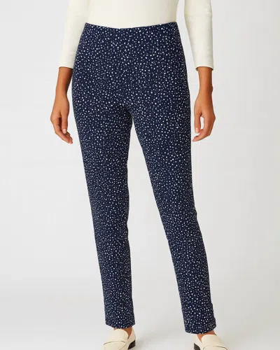 J'envie/eli Mariette Abstract Polka Dot Pant In Navy/white In Multi