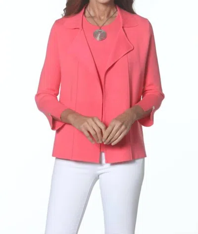 J'envie/eli Open Front Cardigan In Blossom