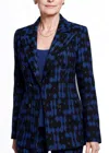 J'envie/eli Portofino Jacket In Black/ink In Multi