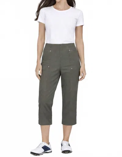 J'envie/eli Salerno Cargo Pant In Sage In Green