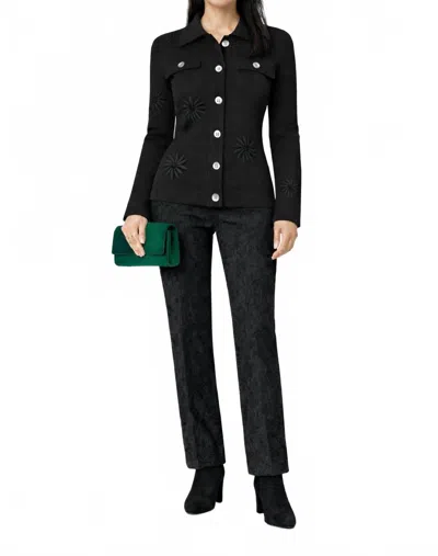 J'envie/eli Siena Bloom Jacket In Black