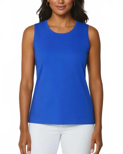 J'envie/eli Solace Shell Tank Top In Marine In Blue