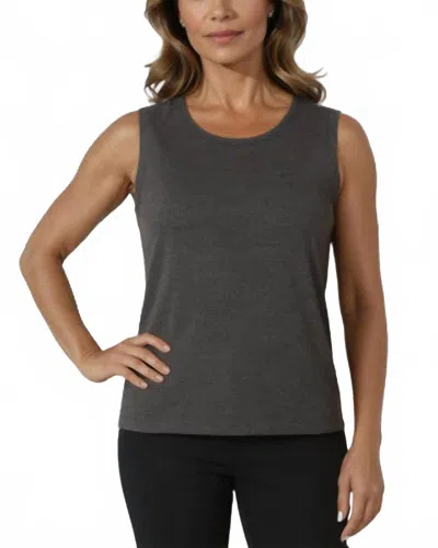 J'envie/eli Solace Shell Top In Charcoal In Brown