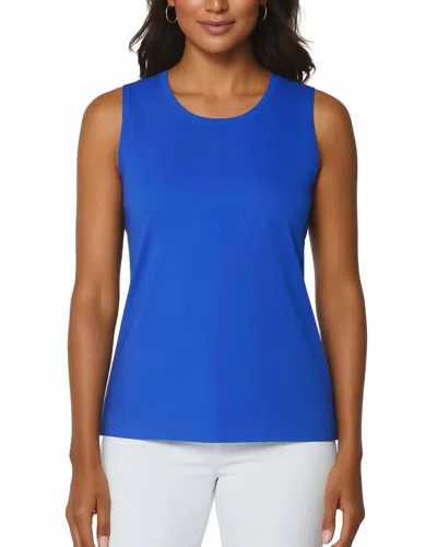 J'envie/eli Solace Shell Top In Marine In Blue