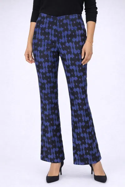 J'envie/eli The Flared Portofino Flare Pant In Ink/black In Multi