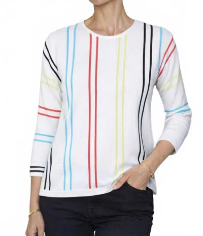 J'envie/eli The Ibiza Dolman Top In White