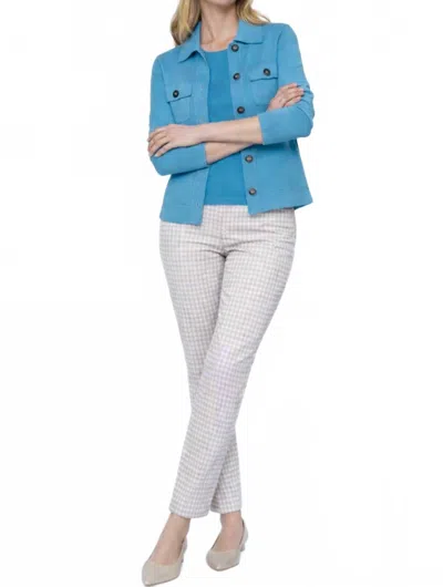 J'envie/eli The Joburg Jacket In French Blue