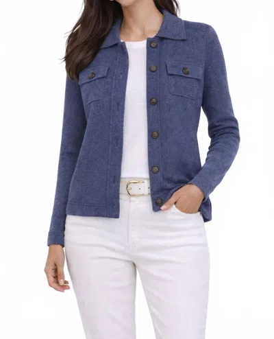 J'envie/eli The Joburg Jacket In Indigo In Blue