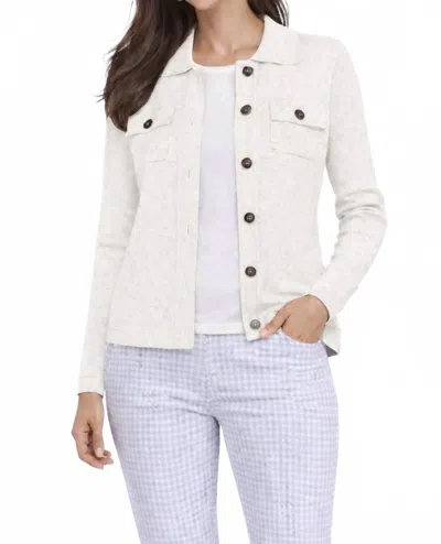 J'envie/eli The Joburg Jacket In Ivory In White
