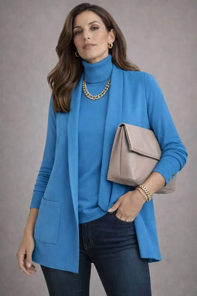 J'envie/eli The Leila Vest In French Blue