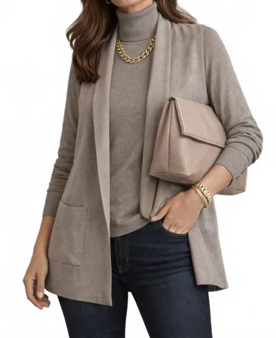 J'envie/eli The Leila Vest In Putty In Yellow