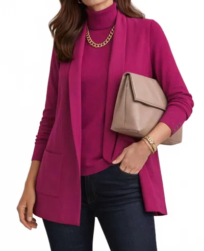 J'envie/eli The Leila Vest In Sangria In Pink