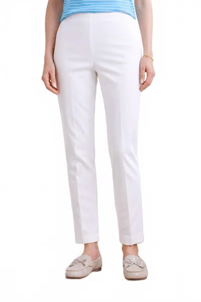 J'envie/eli Cavalry Twill Ankle Pants In White