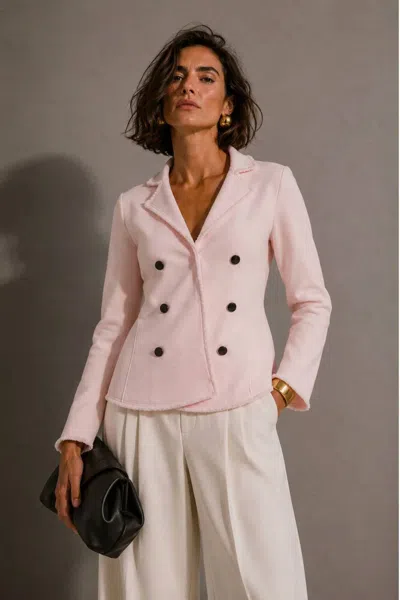 J'envie/eli The Mariner Jacket In Pale Pink