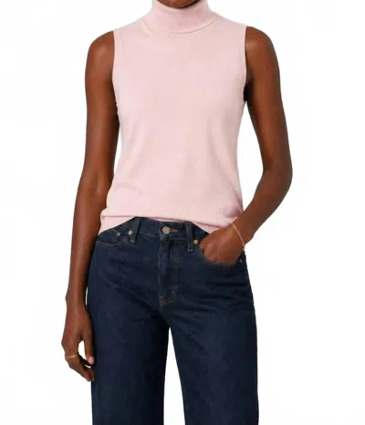 J'envie/eli The Primrose Shell Sleeveless Sweater In Pale Pink In Pattern