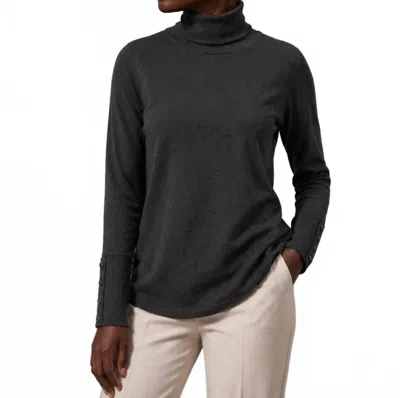 J'envie/eli The Talia Turtleneck Sweater In Putty In Yellow