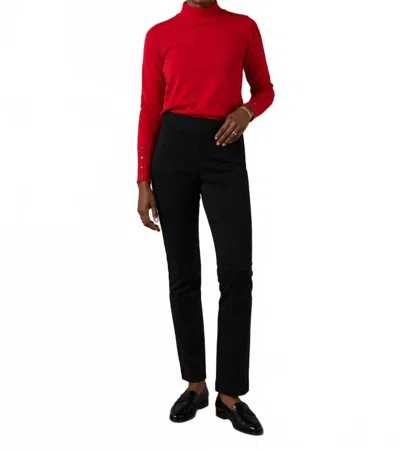 J'envie/eli The Terri Mockneck Sweater In Lipstick In Red