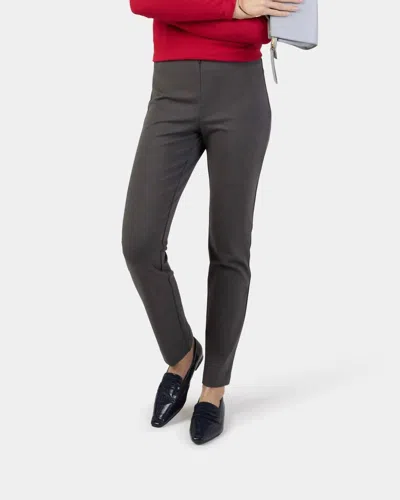 J'envie/eli The Vecchio Straight-leg Pant In Charcoal In Gray