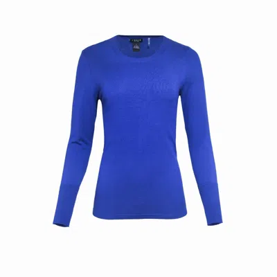 J'envie/eli Women's Cammi Crewneck Sweater In Ink In Blue