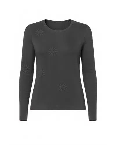 J'envie/eli Women's The Florencia Tunic Top In Charcoal In Gray