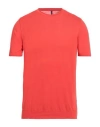 Jeordie's Man Sweater Tomato Red Size Xxl Cotton