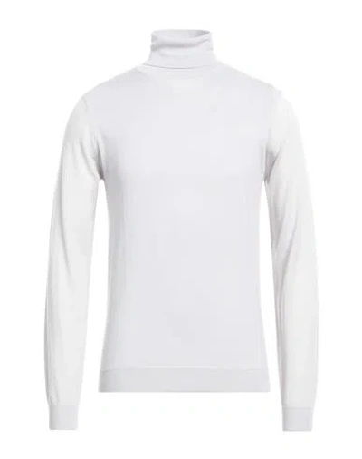 Jeordie's Man Turtleneck Lilac Size 3xl Merino Wool In White
