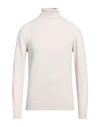 Jeordie's Man Turtleneck Off White Size Xl Merino Wool, Cashmere