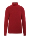 Jeordie's Man Turtleneck Red Size Xl Merino Wool, Polyamide, Elastane