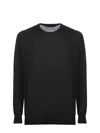 Jeordie's Man Sweater Midnight Blue Size Xxl Merino Wool In Black