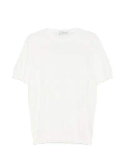 Jeordie's Horizontal-stripe T-shirt In White