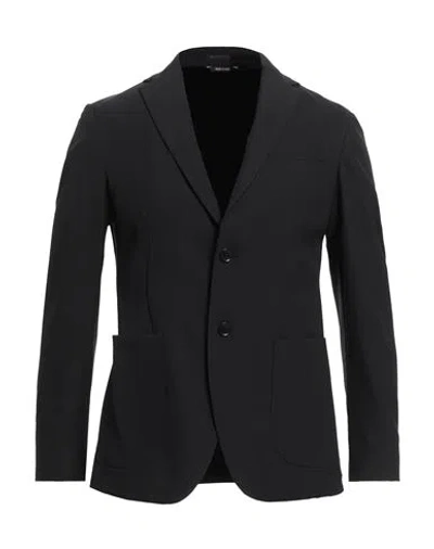 Jeordie's Man Blazer Black Size 38 Polyamide, Elastane