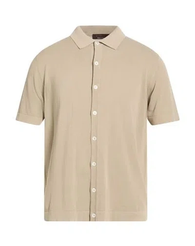 Jeordie's Man Cardigan Beige Size Xxl Cotton In Neutral