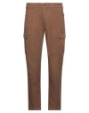 Jeordie's Man Pants Brown Size 32 Cotton, Elastane In Brown