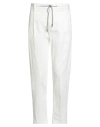 Jeordie's Man Pants White Size 30 Cotton, Elastane In White