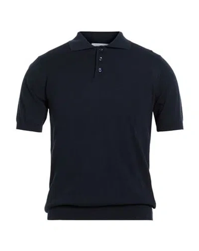 Jeordie's Man Sweater Midnight Blue Size L Cotton