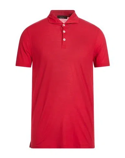 Jeordie's Man Polo Shirt Red Size 3xl Cotton