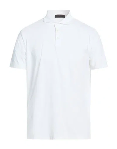 Jeordie's Man Polo Shirt White Size Xl Polyamide, Elastane