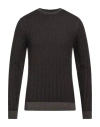 Jeordie's Man Sweater Brown Size Xxl Merino Wool In Brown