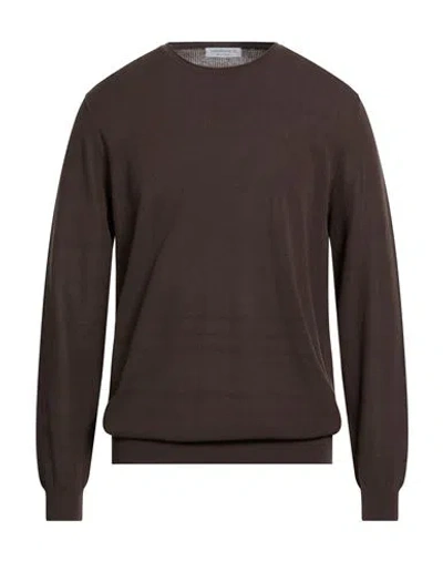 Jeordie's Man Sweater Dark Brown Size Xl Cotton