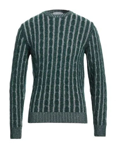 Jeordie's Man Sweater Green Size Xl Merino Wool